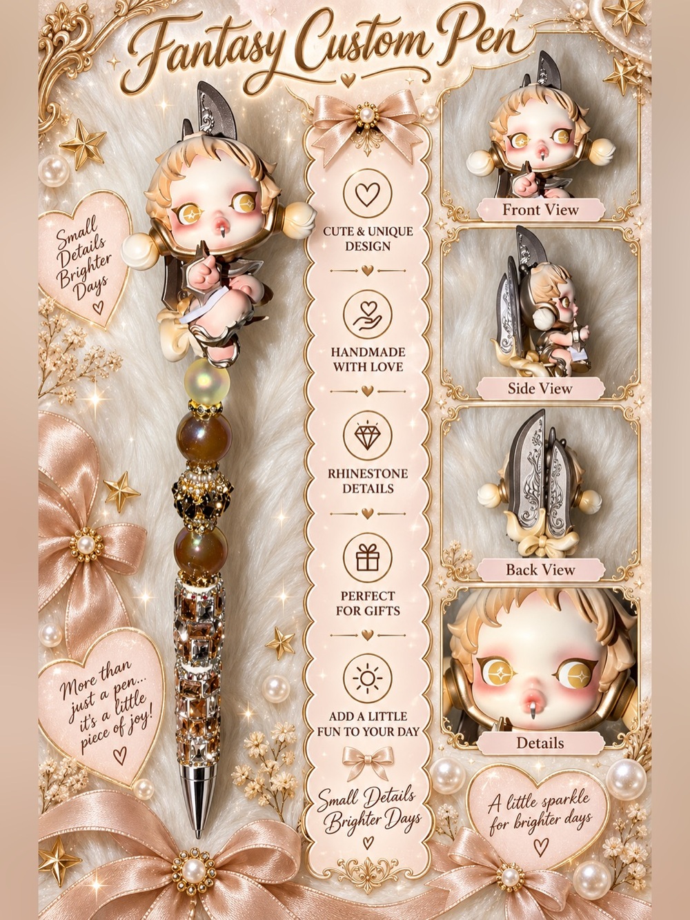 Skullpanda The Feast Begins Series "the Dinner Knife" Collectible pen